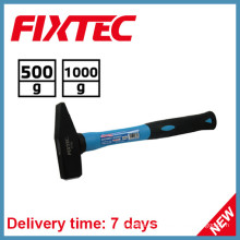 Fixtec 500g 1000g Machinist Hammer con mango de fibra de vidrio